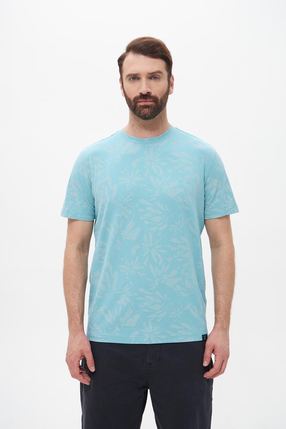 Футболка Lerros с принтом бирюзовый