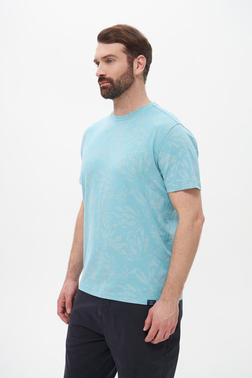 Футболка Lerros с принтом бирюзовый