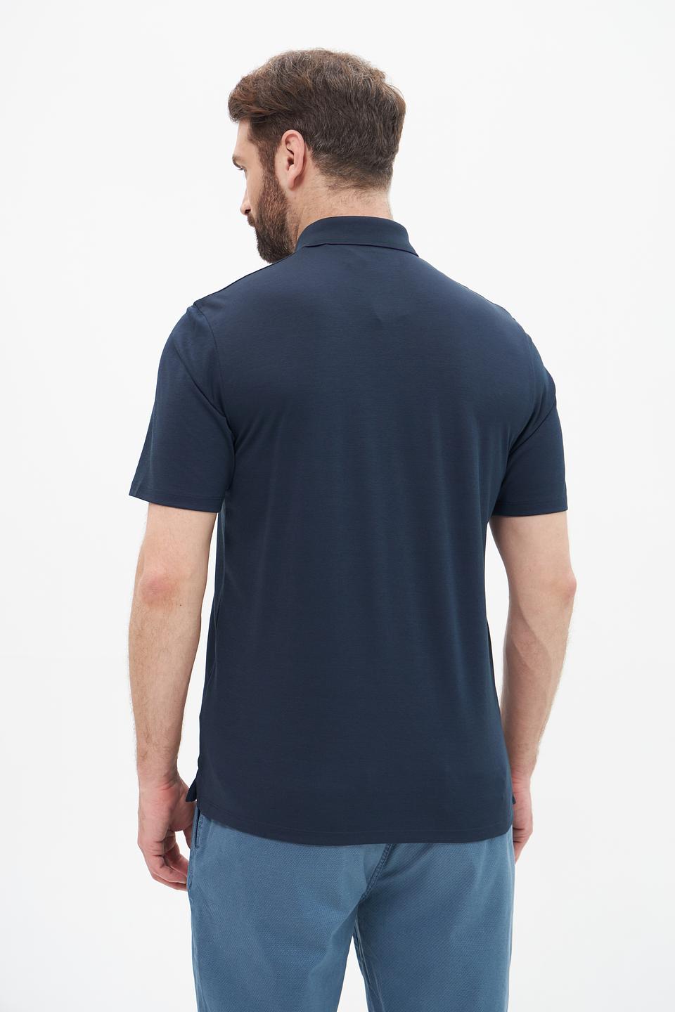 Поло Casa Moda мужское тёмно-синее
