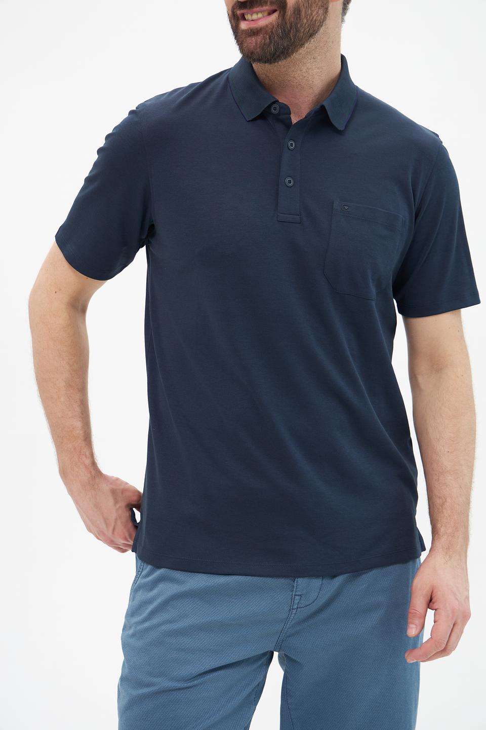Поло Casa Moda мужское тёмно-синее