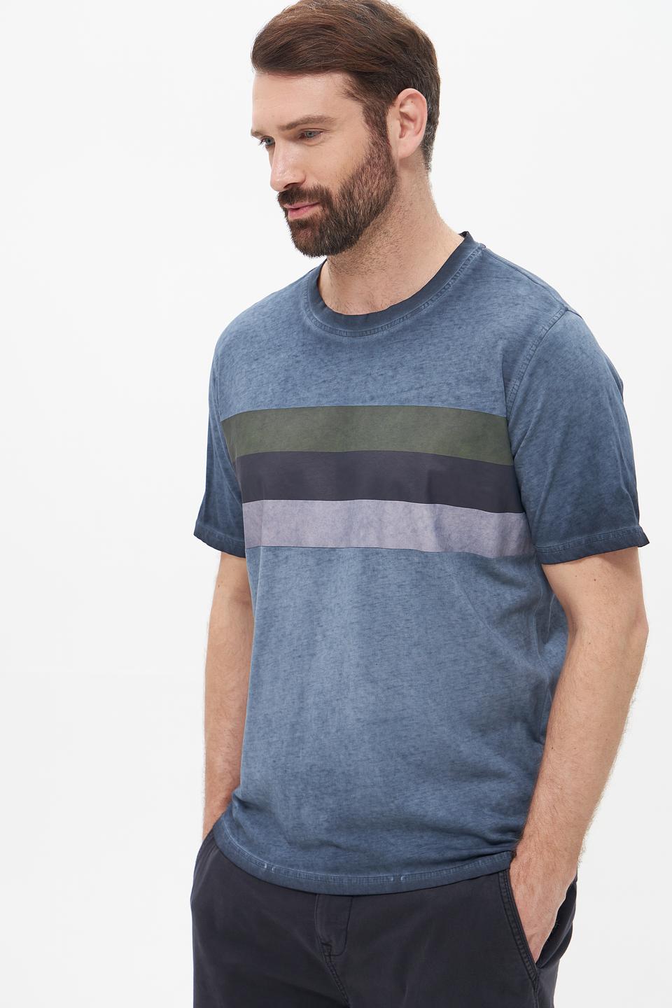 Футболка Casa Moda в полоску серая