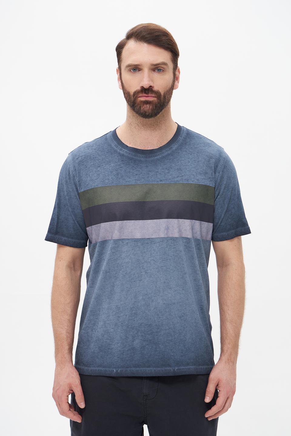 Футболка Casa Moda в полоску серая