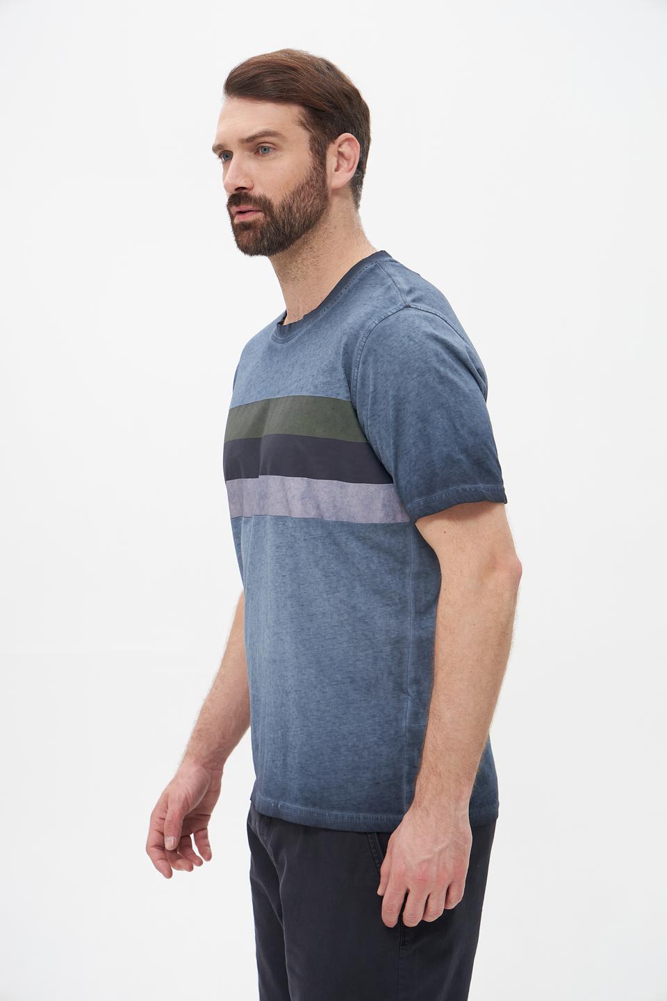 Футболка Casa Moda в полоску серая