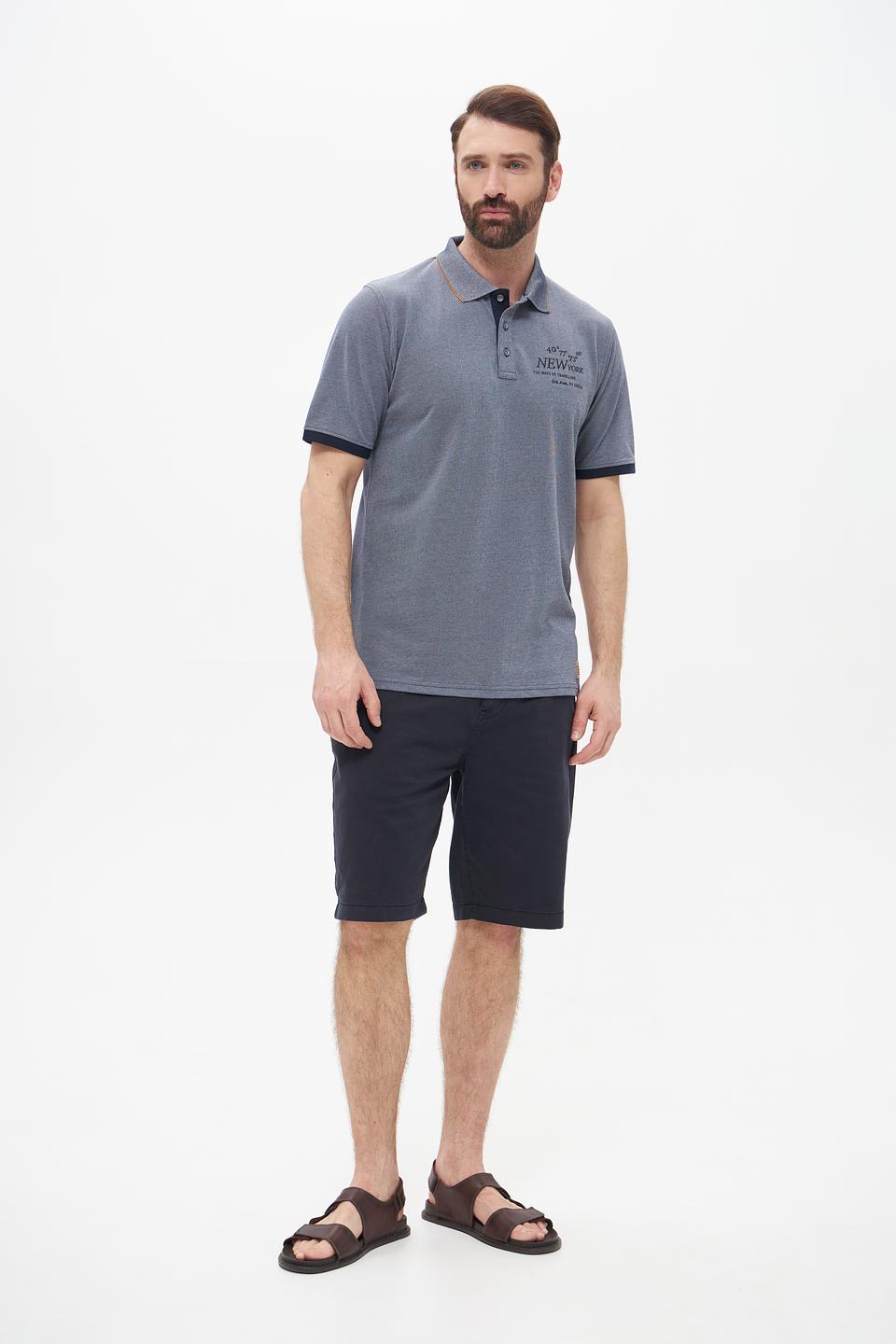 Поло Casa Moda с принтом New York