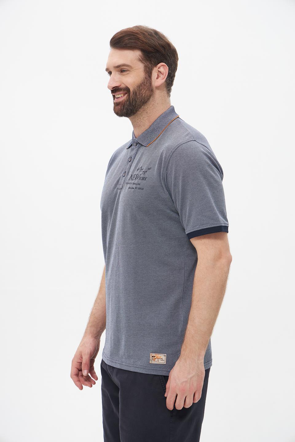 Поло Casa Moda с принтом New York