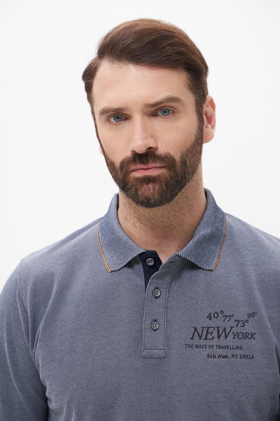 Поло Casa Moda с принтом New York