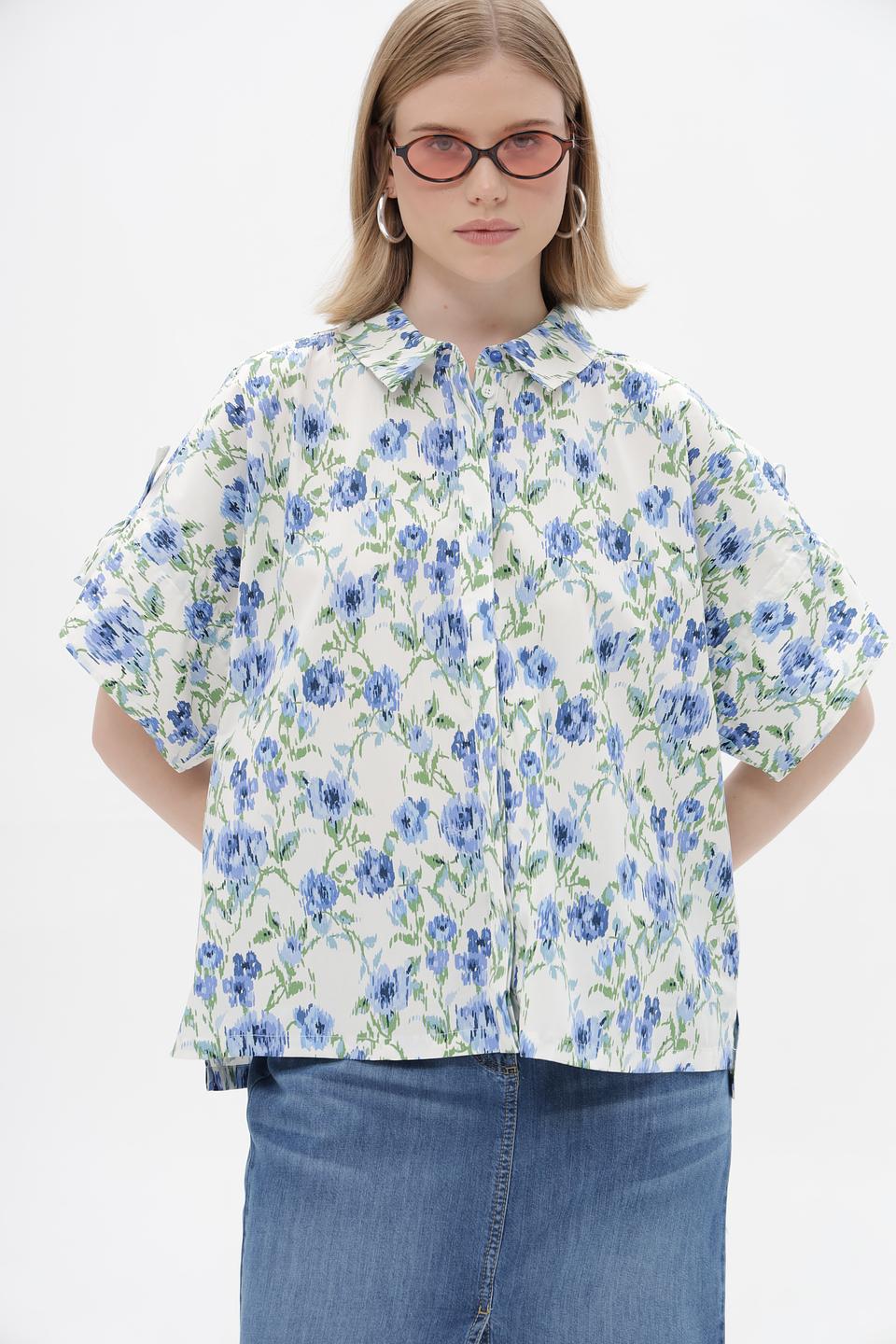 Блузка Rich and Royal с цветочным принтом
