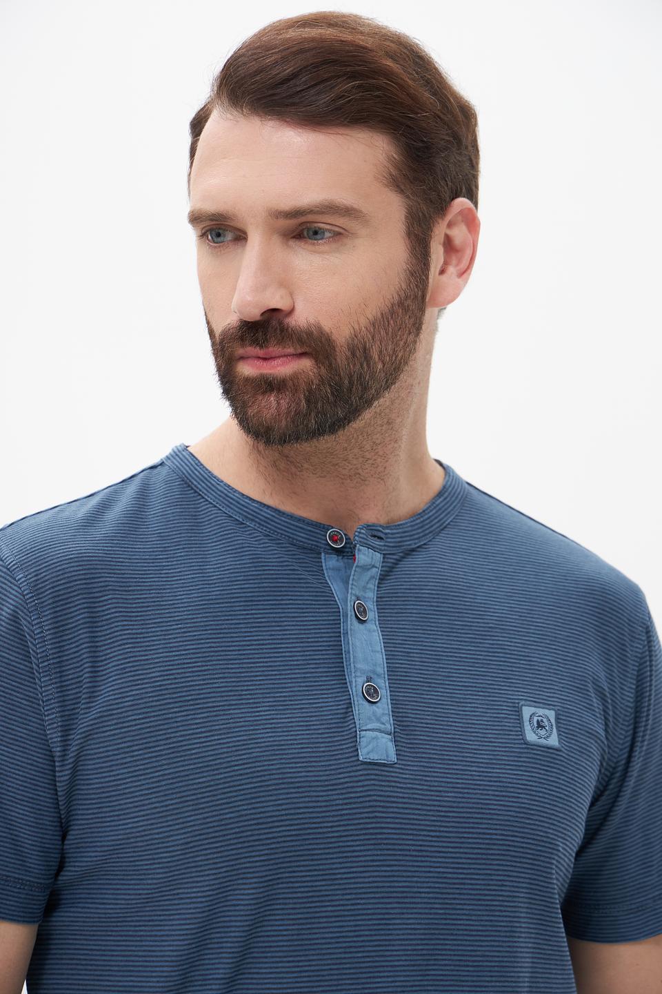 Футболка Lerros полосатая синяя