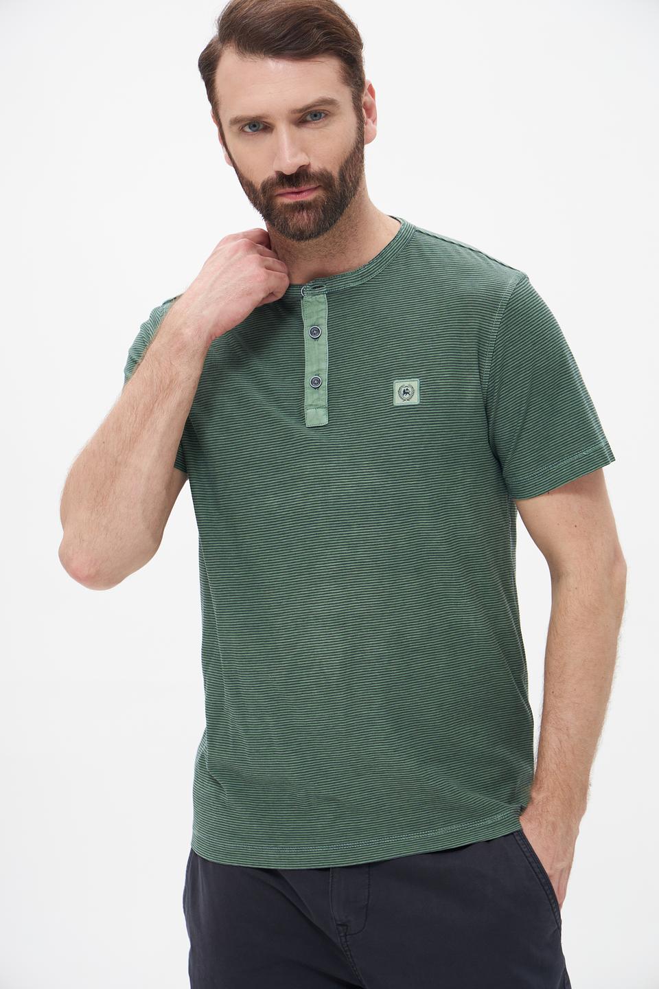 Футболка Lerros полосатая зелёная