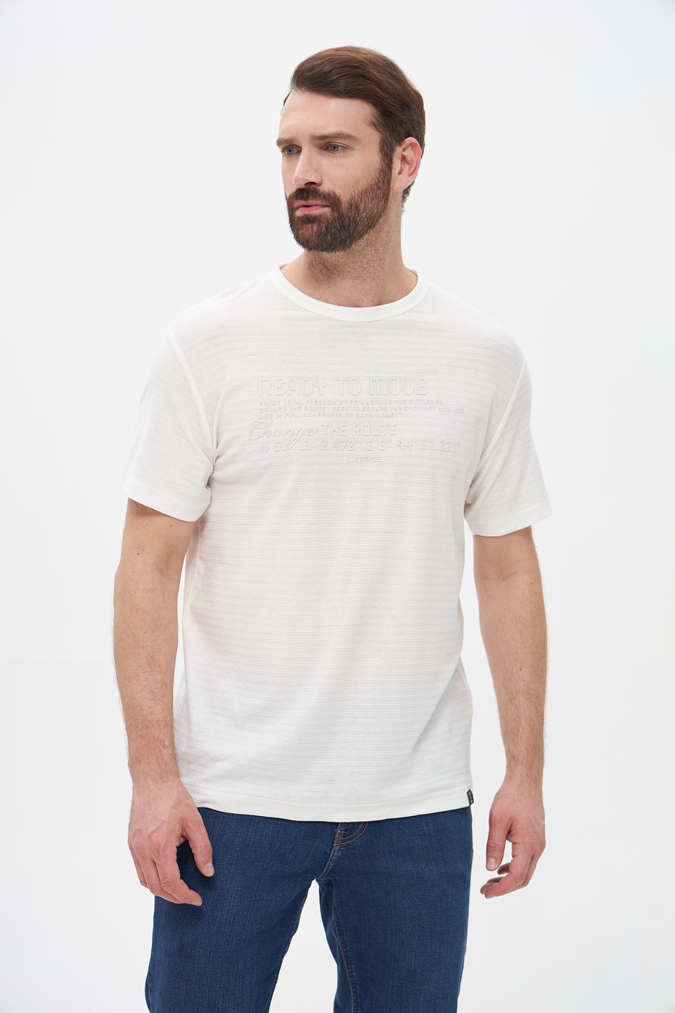 Футболка Lerros с принтом белая