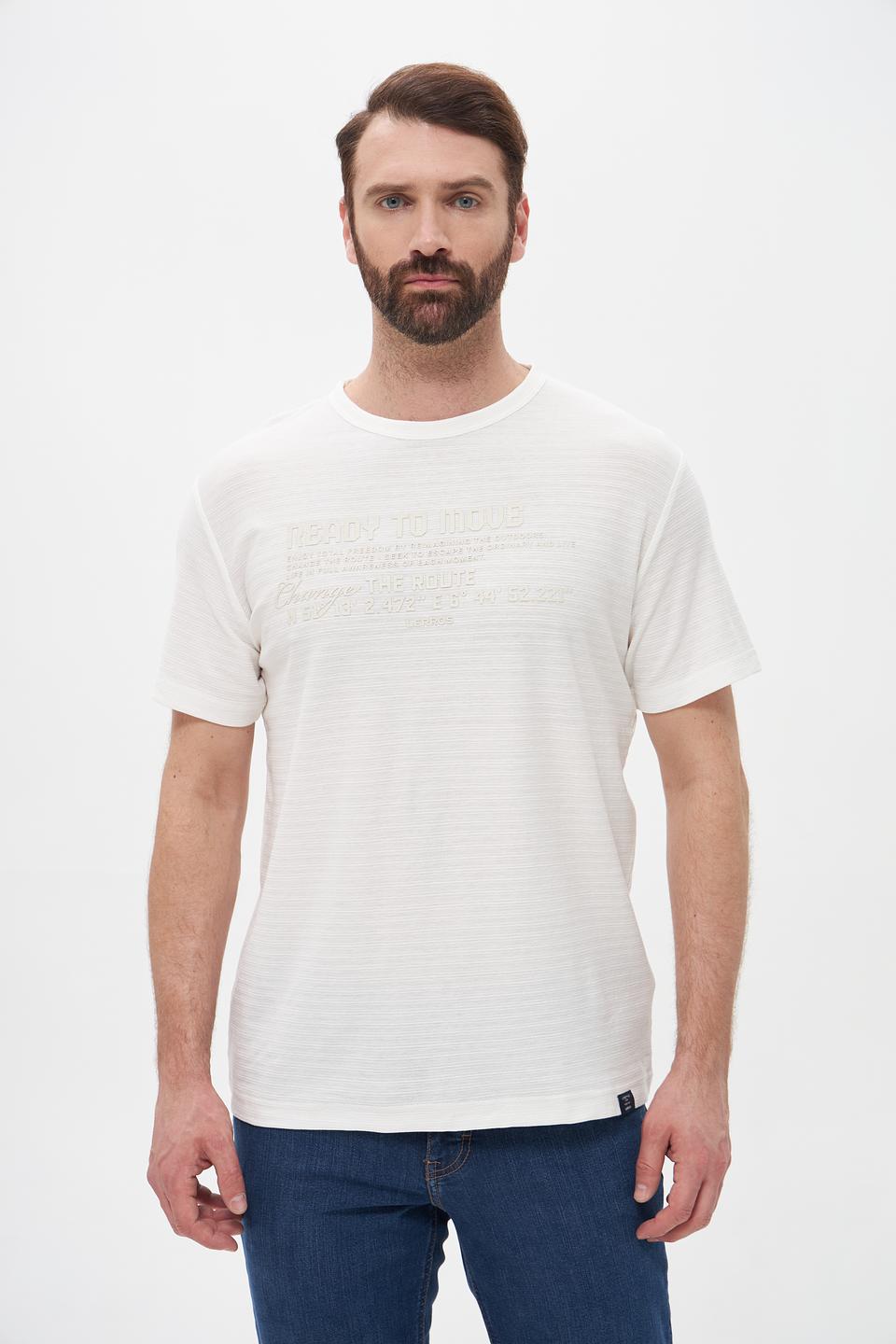 Футболка Lerros с принтом белая