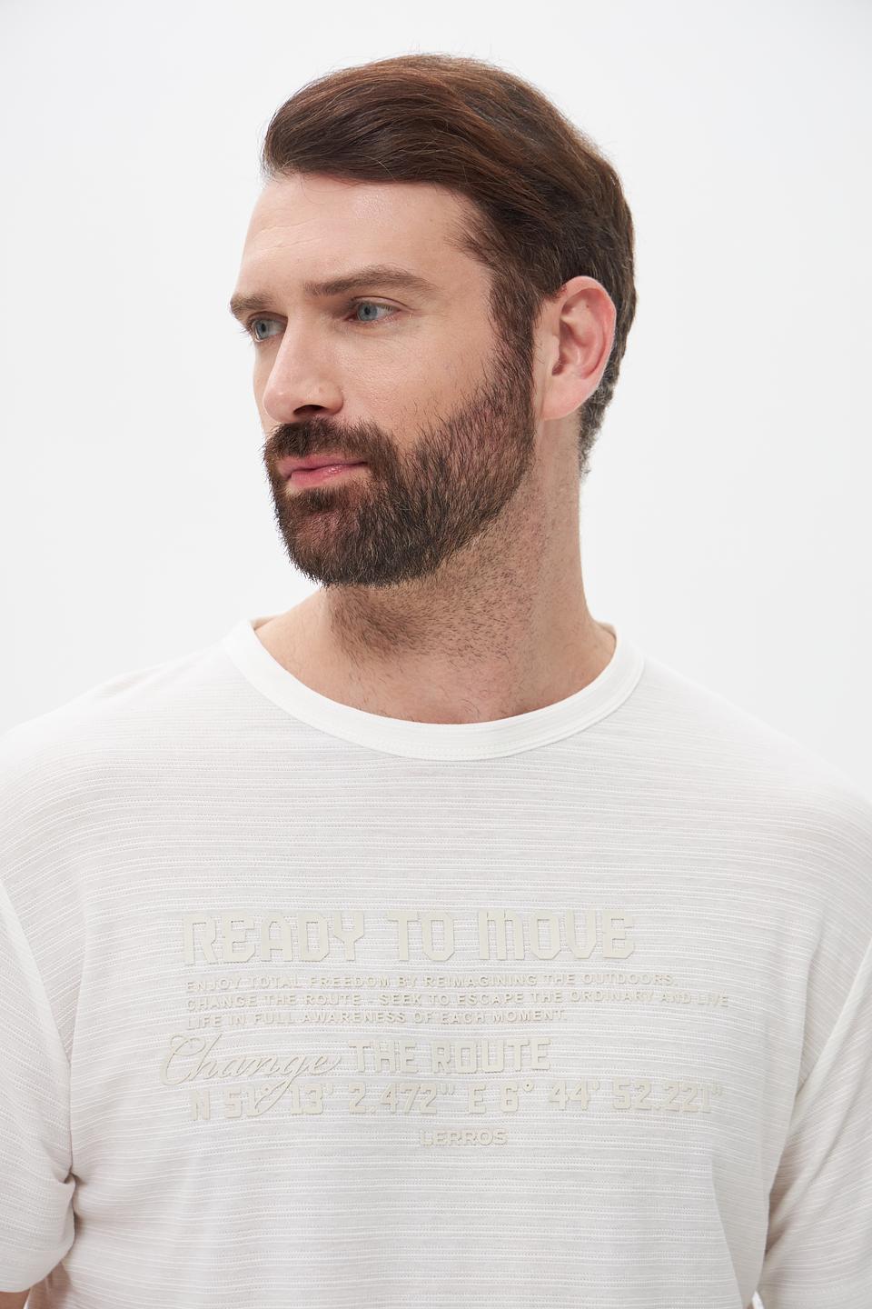 Футболка Lerros с принтом белая