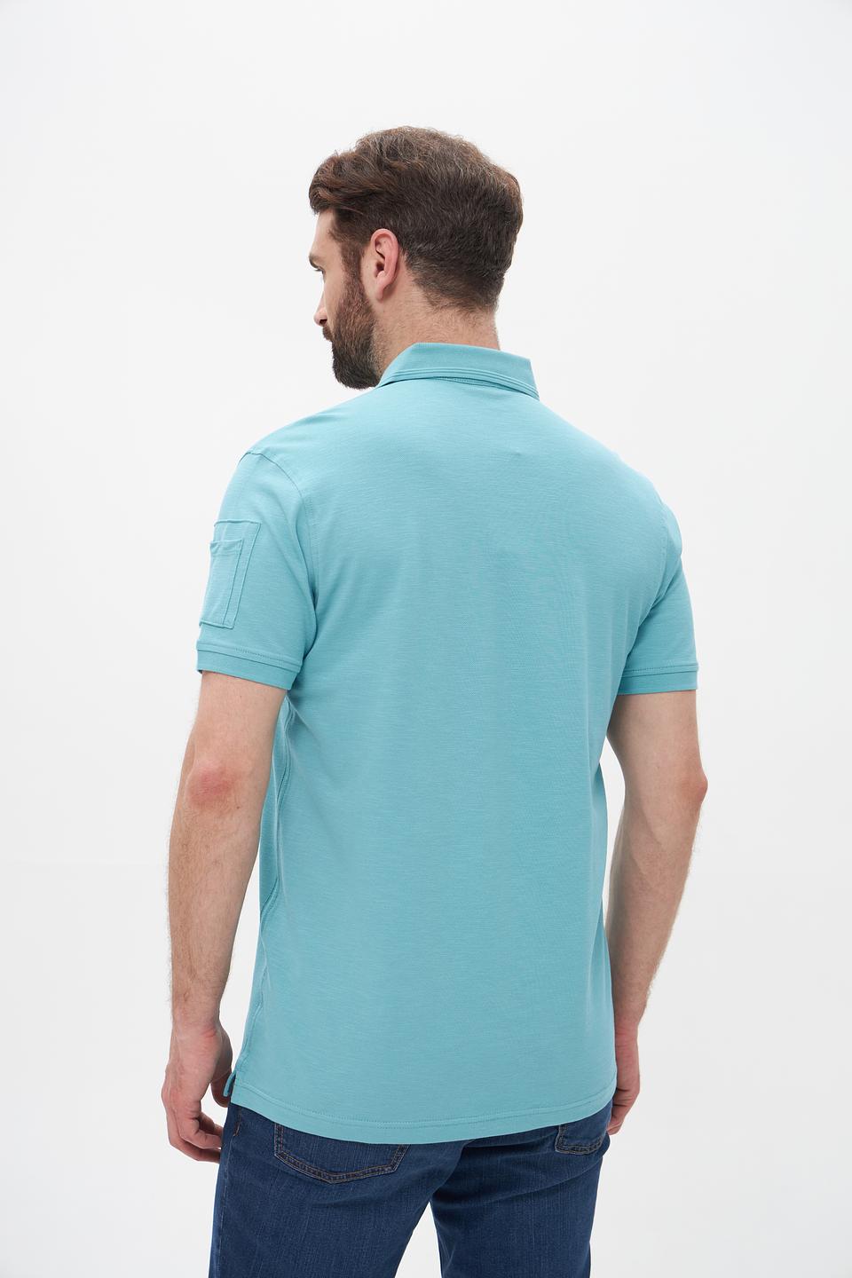 Поло Lerros бирюзовое
