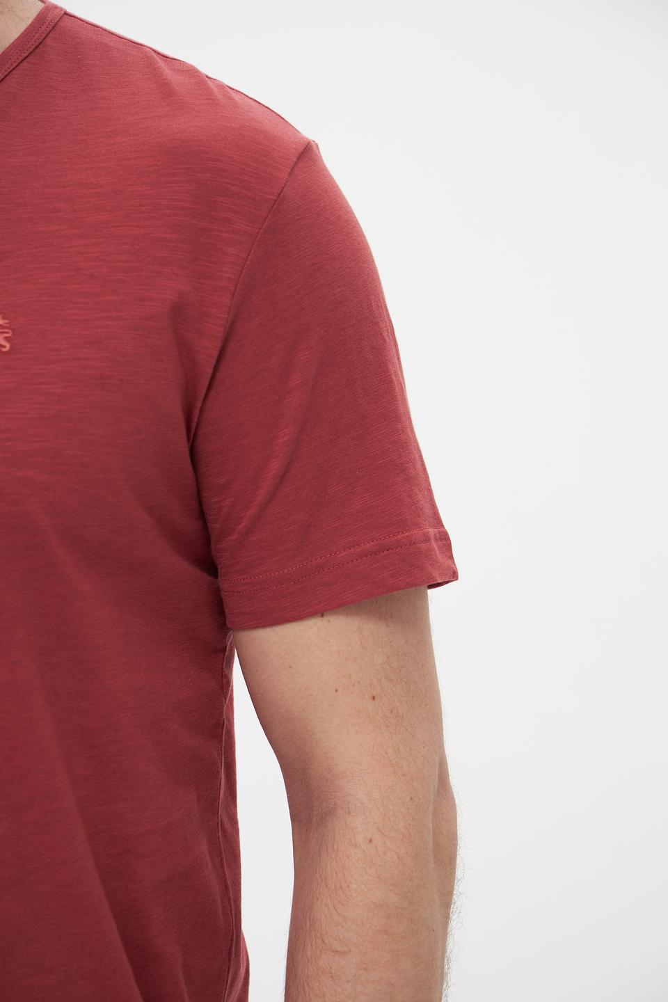 Футболка Lerros с планкой терракотовый