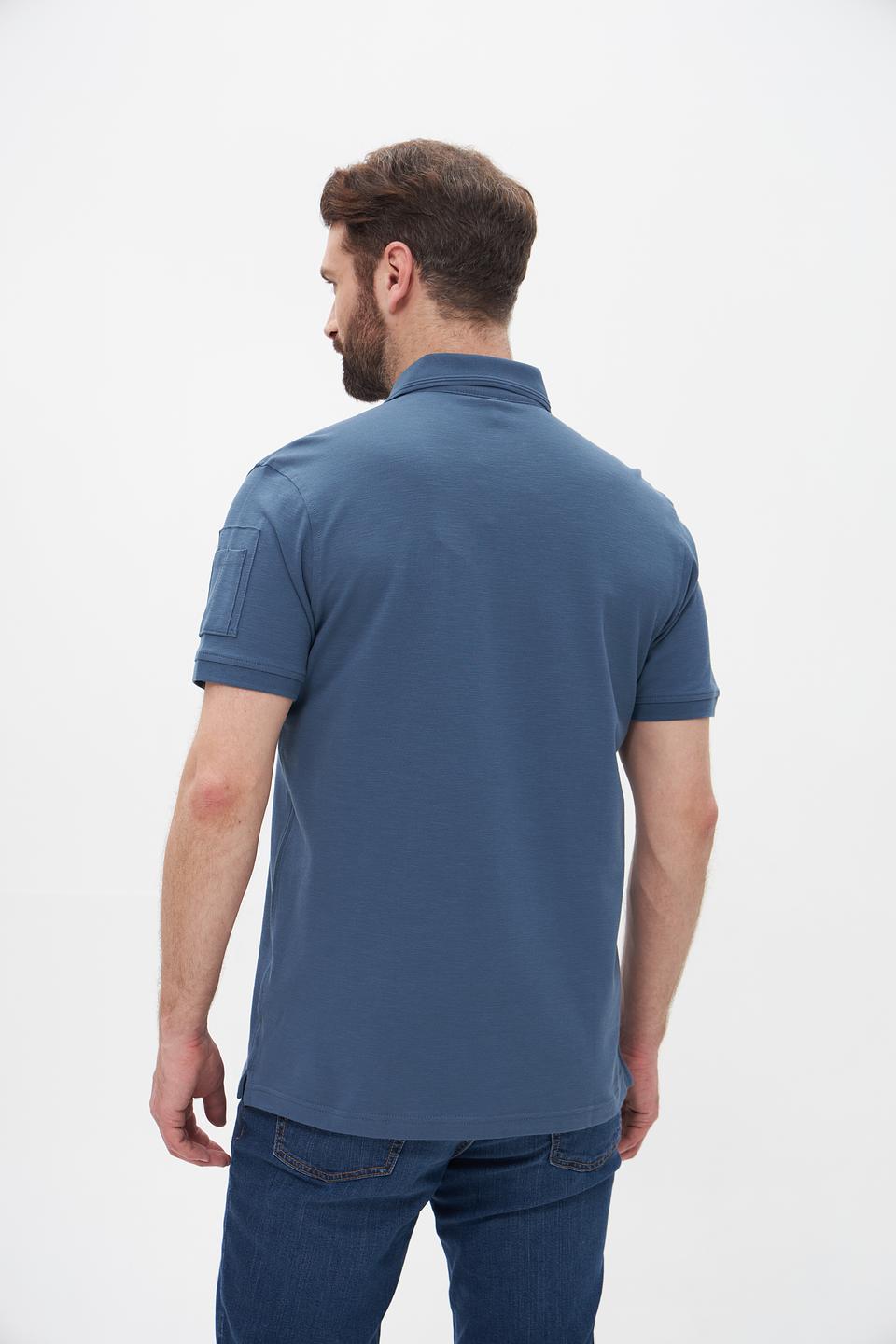 Поло Lerros мужское синее