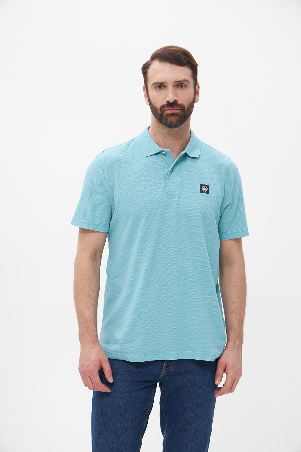 Поло Lerros бирюзовое