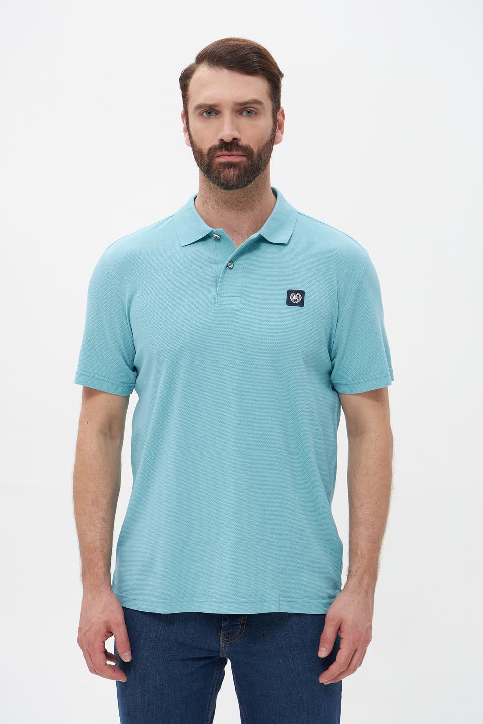 Поло Lerros бирюзовое