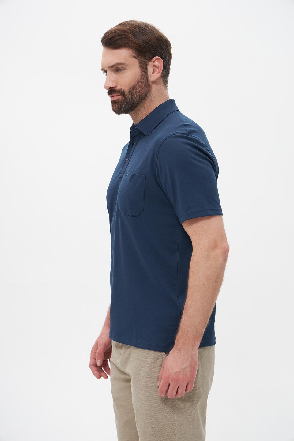 Поло Casa Moda men синее