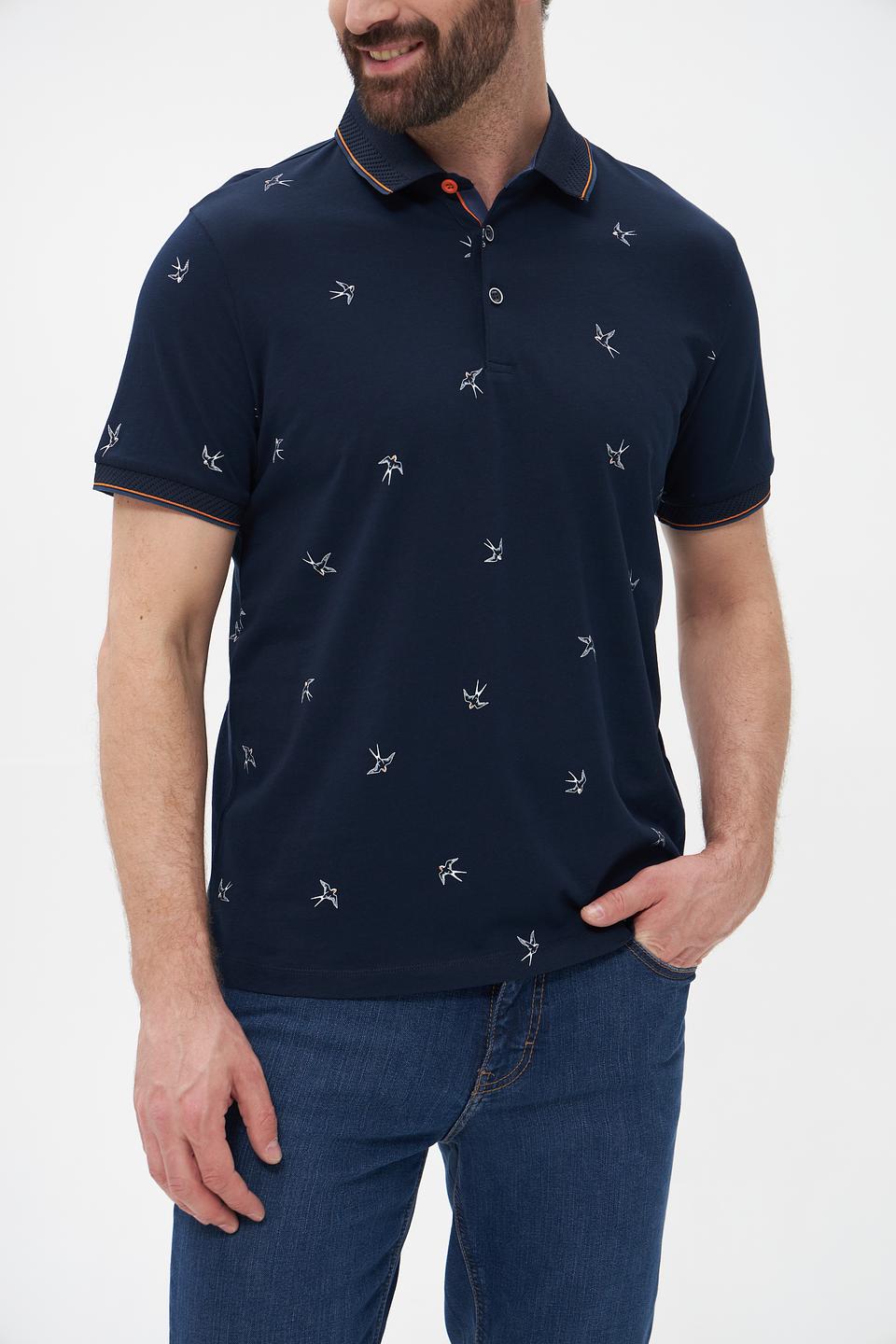 Поло Monte Carlo с принтом птиц