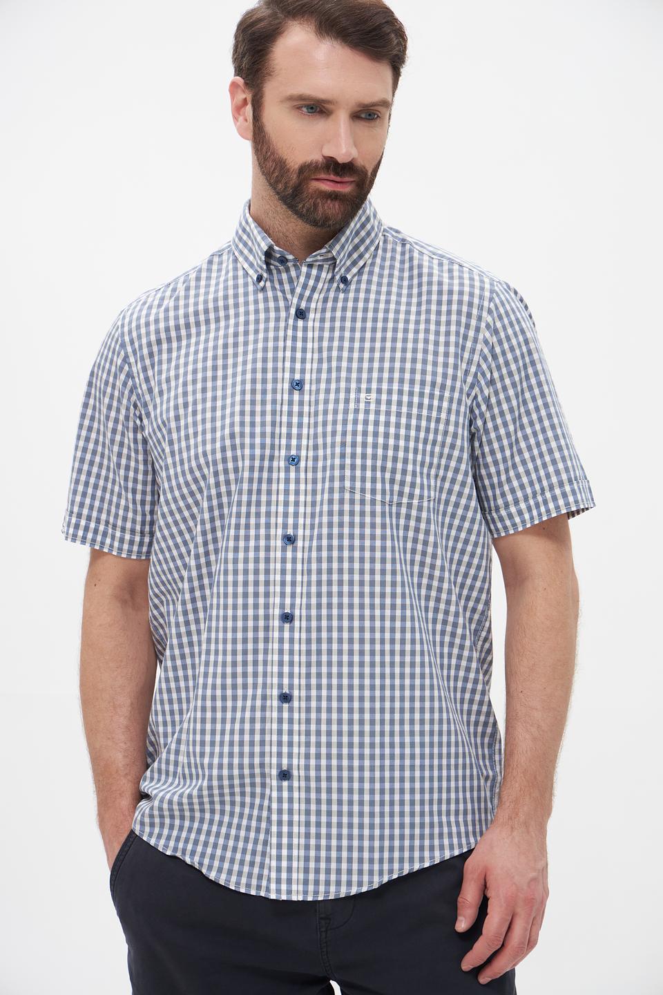 Рубашка кр-рукав Casa Moda в клетку