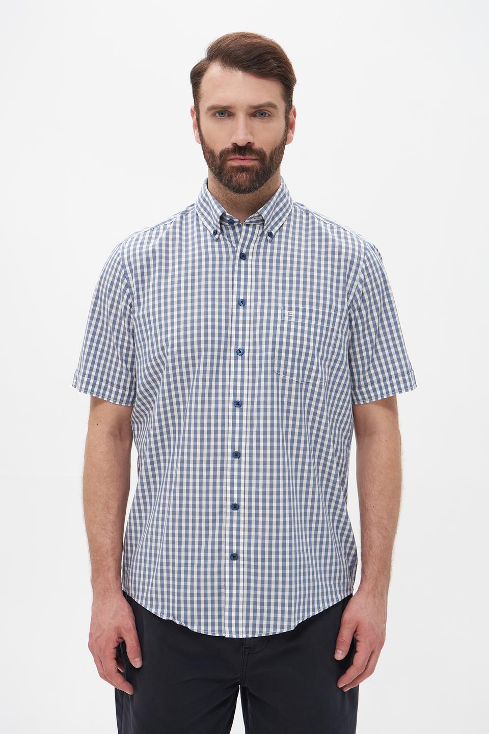 Рубашка кр-рукав Casa Moda в клетку