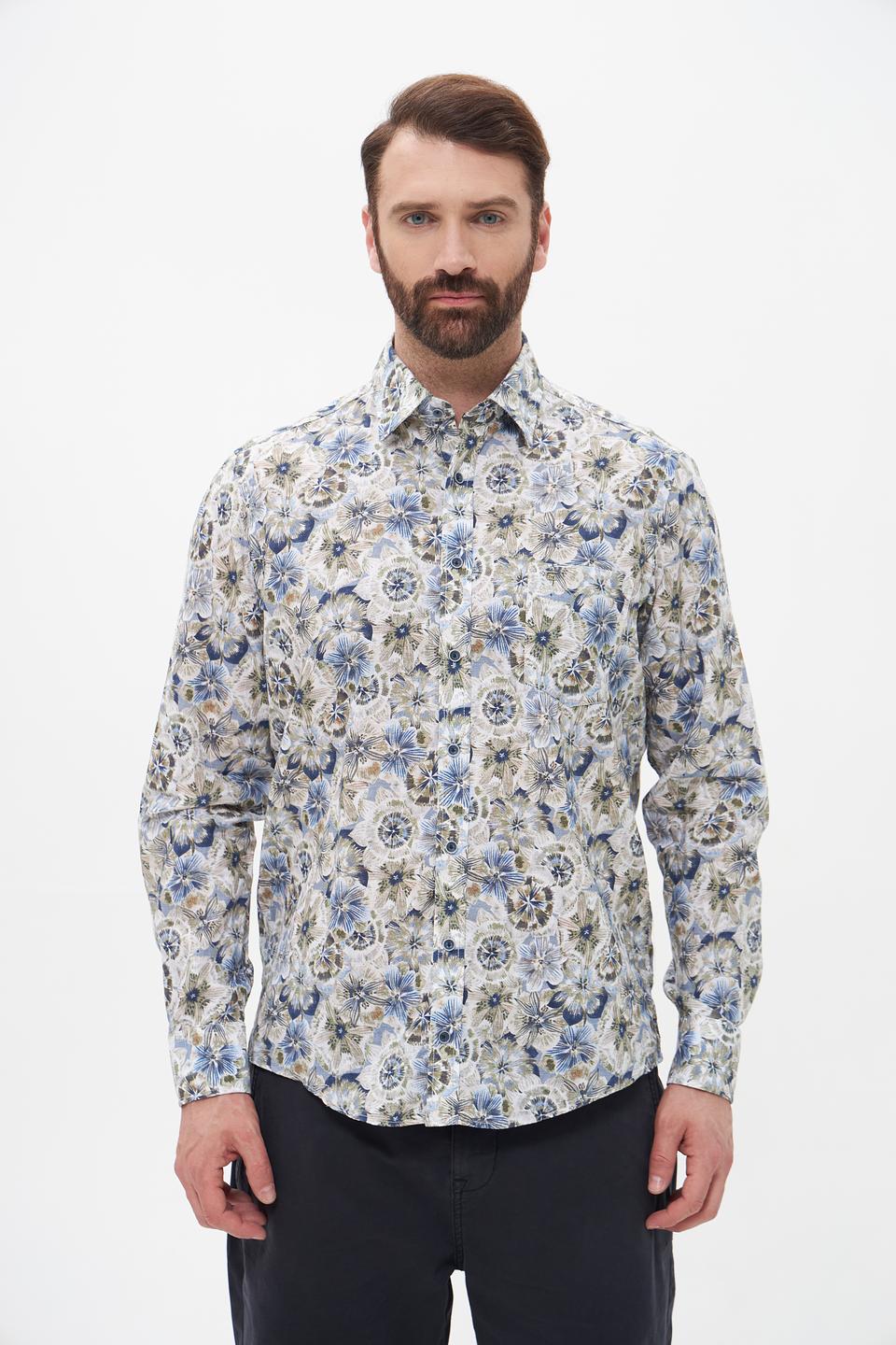 Рубашка Casa Moda с цветочным принтом