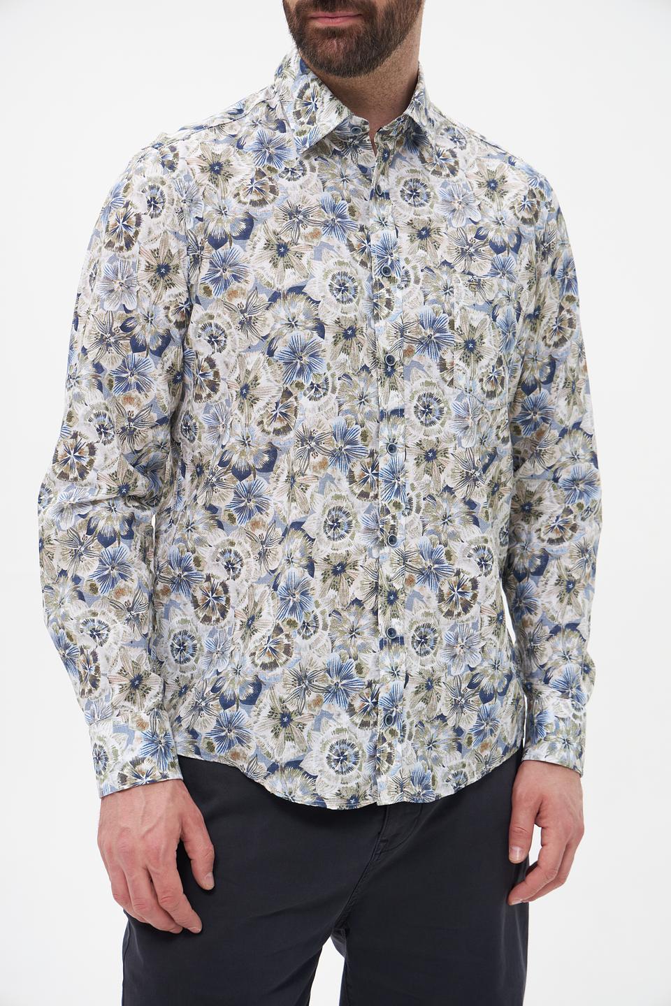 Рубашка Casa Moda с цветочным принтом
