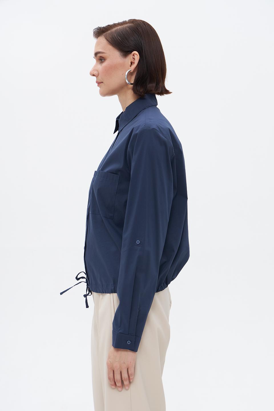 Блузка Gerry Weber с завязками синяя