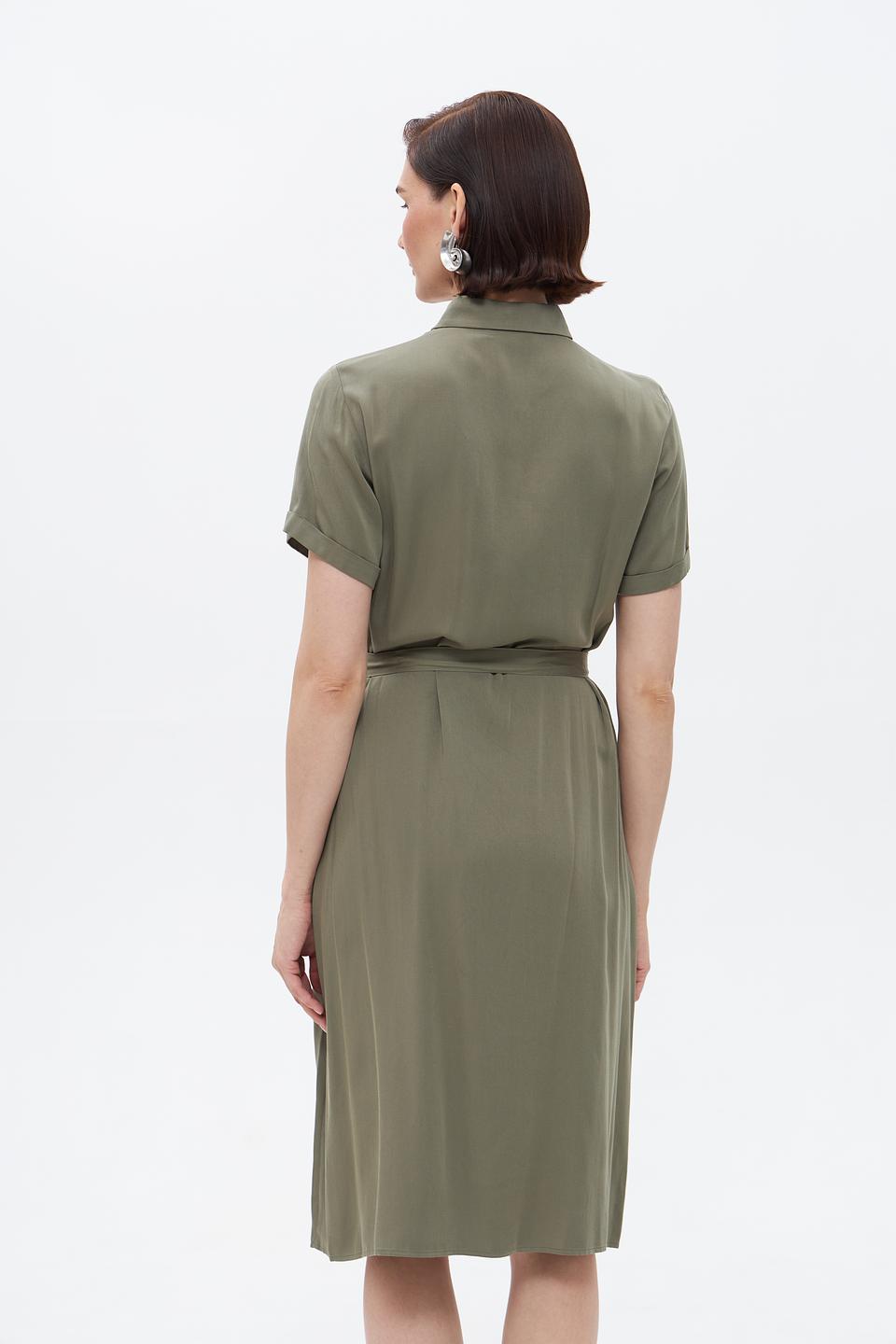 Платье Gerry Weber приталенное оливковое