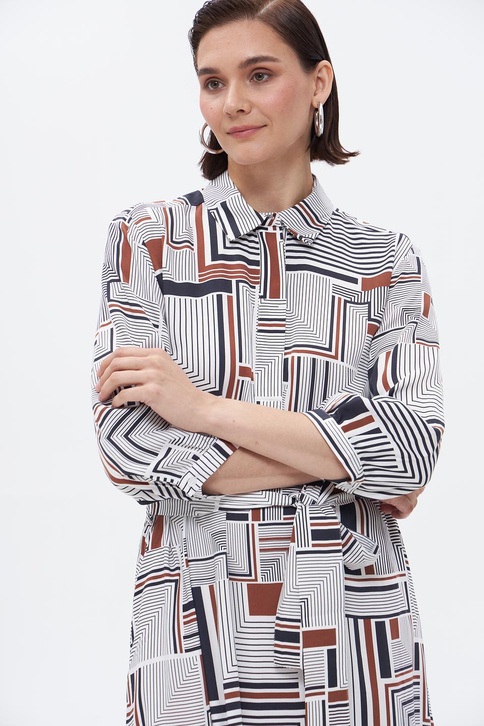 Платье Bugatti с геометрическим принтом