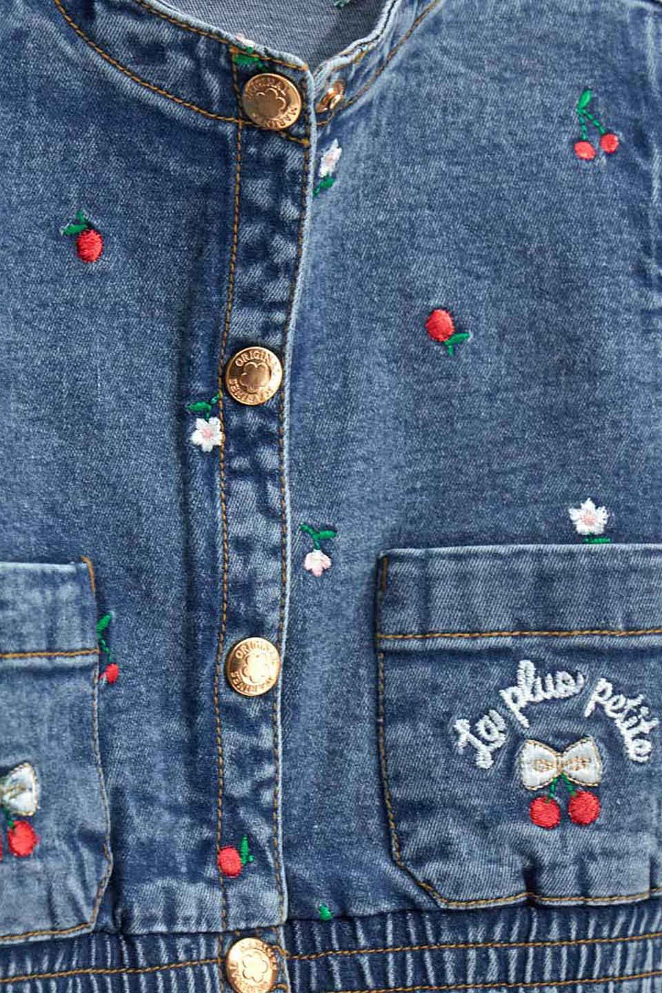 Кардиган Original Marines джинсовый с вышивкой