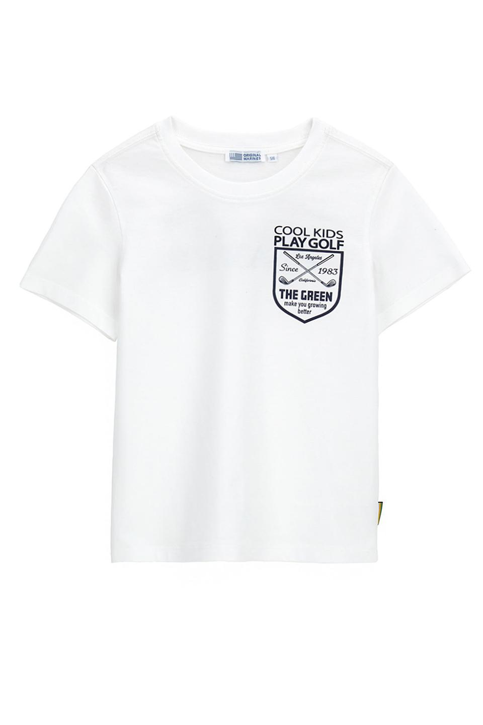 Футболка Original Marines белая с принтом