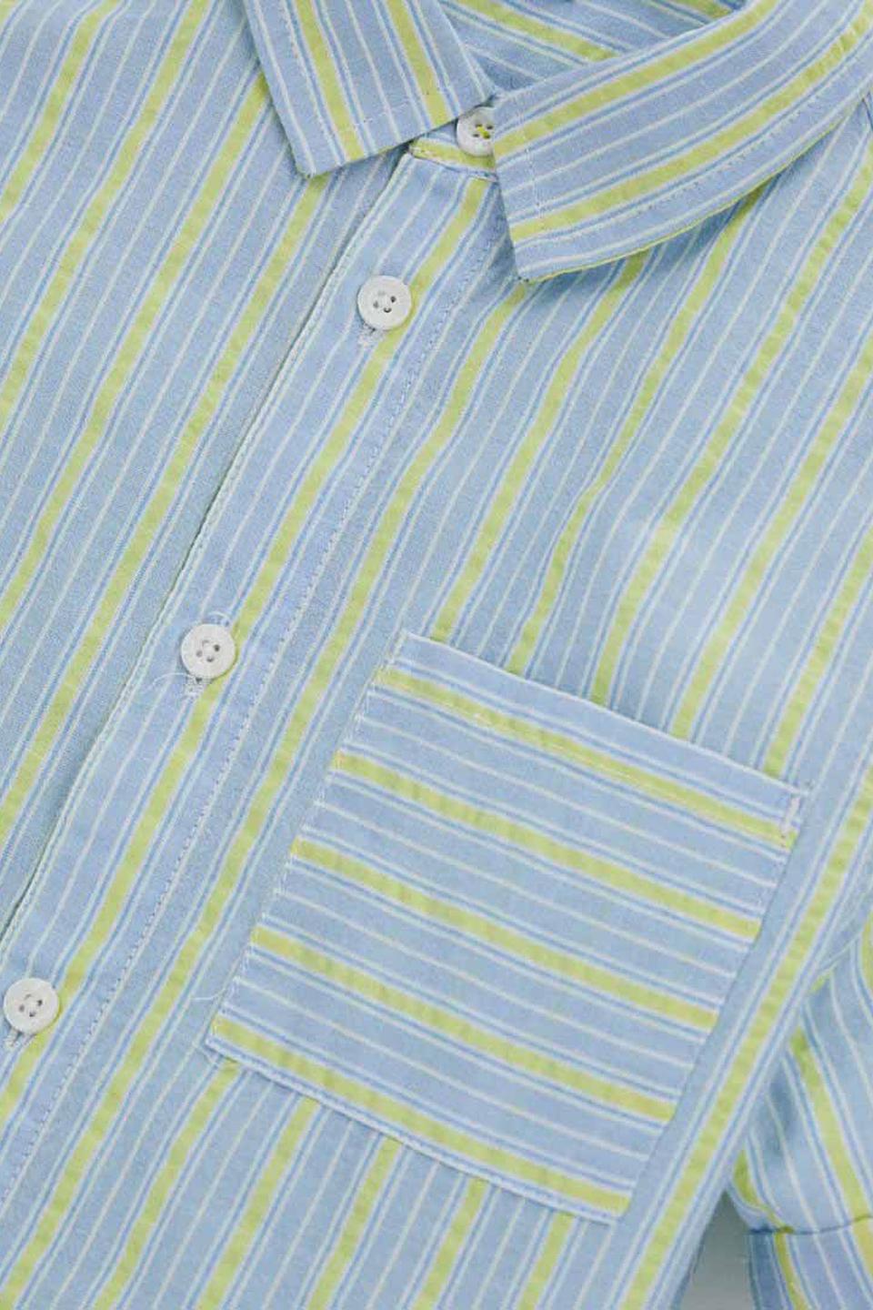 Рубашка Original Marines в полоску голубой