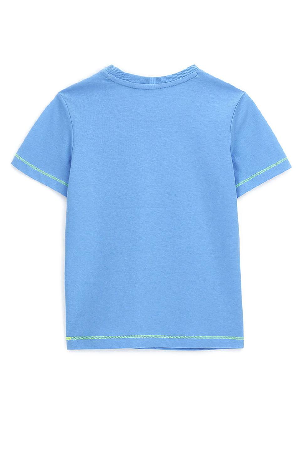 Футболка Original Marines голубая с пляжным принтом