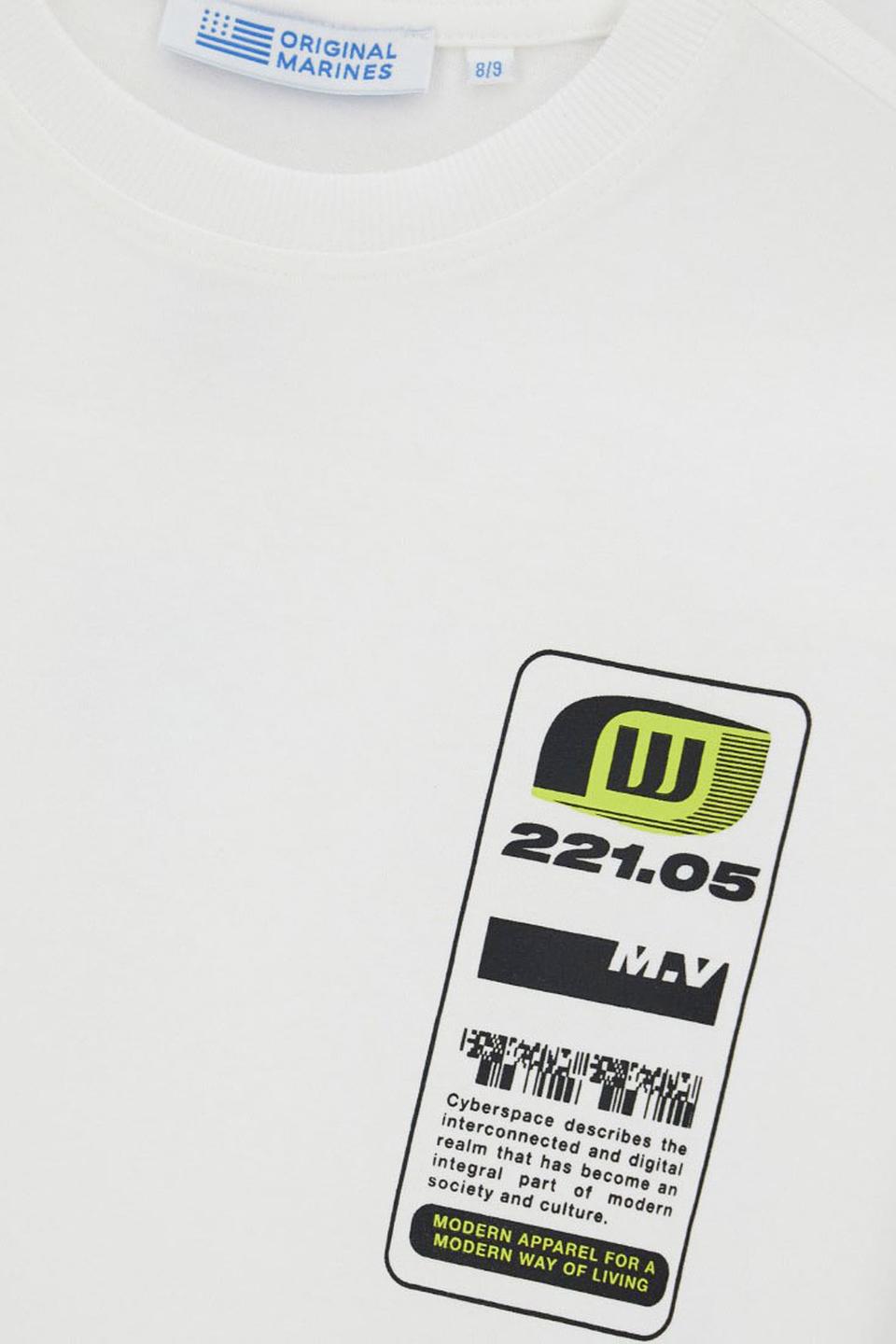 Футболка Original Marines белая с принтом