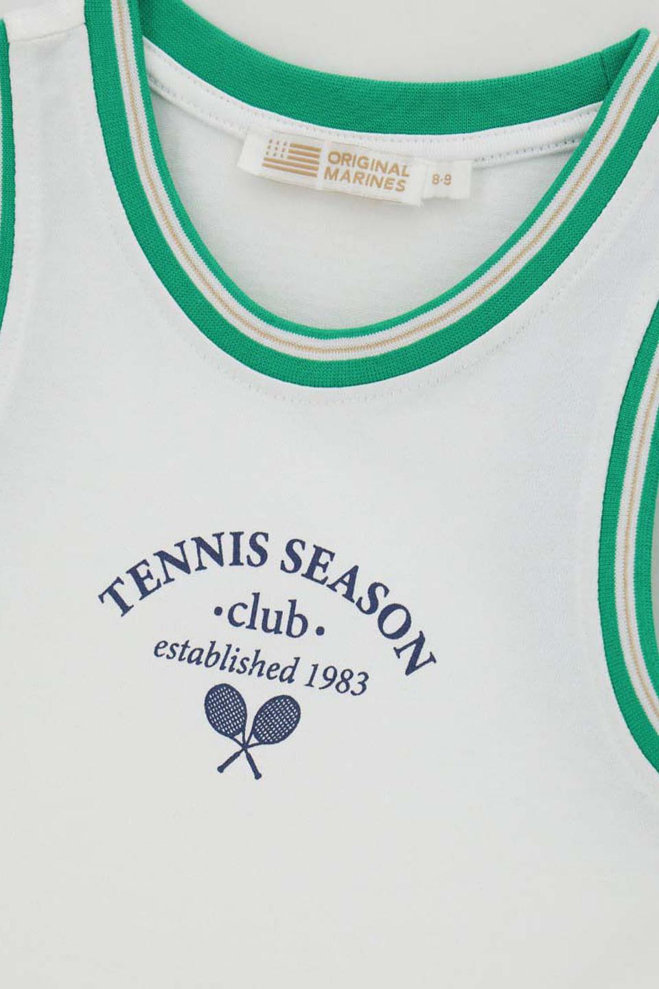 Платье Original Marines дев. Теннисный клуб белый