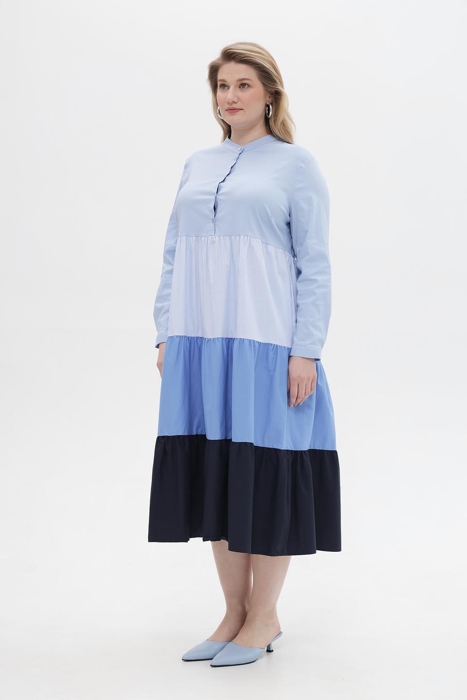 Платье Tuzzi многослойное голубое