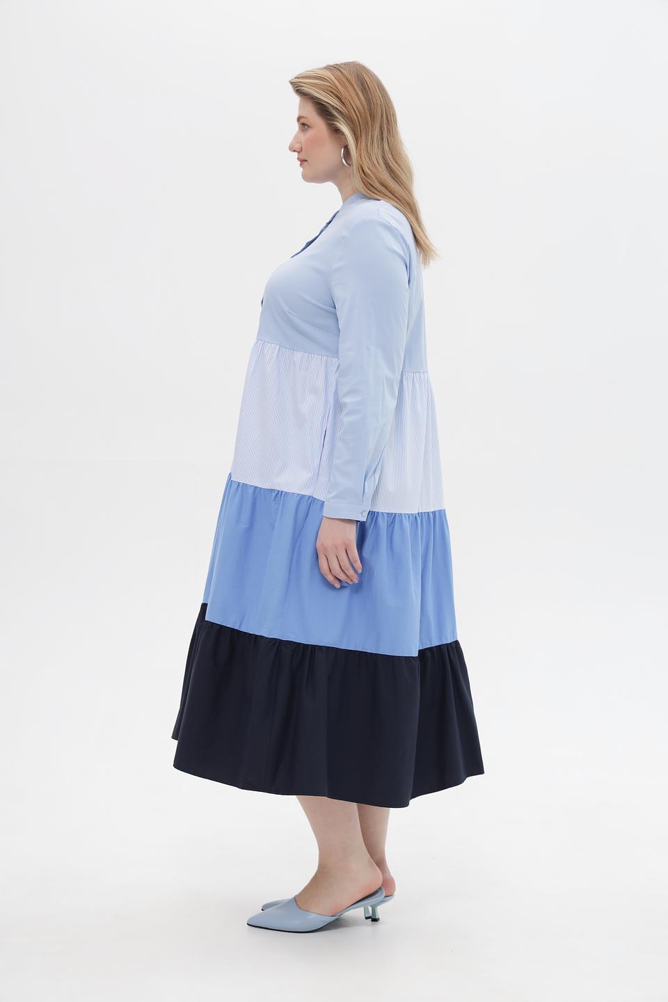 Платье Tuzzi многослойное голубое