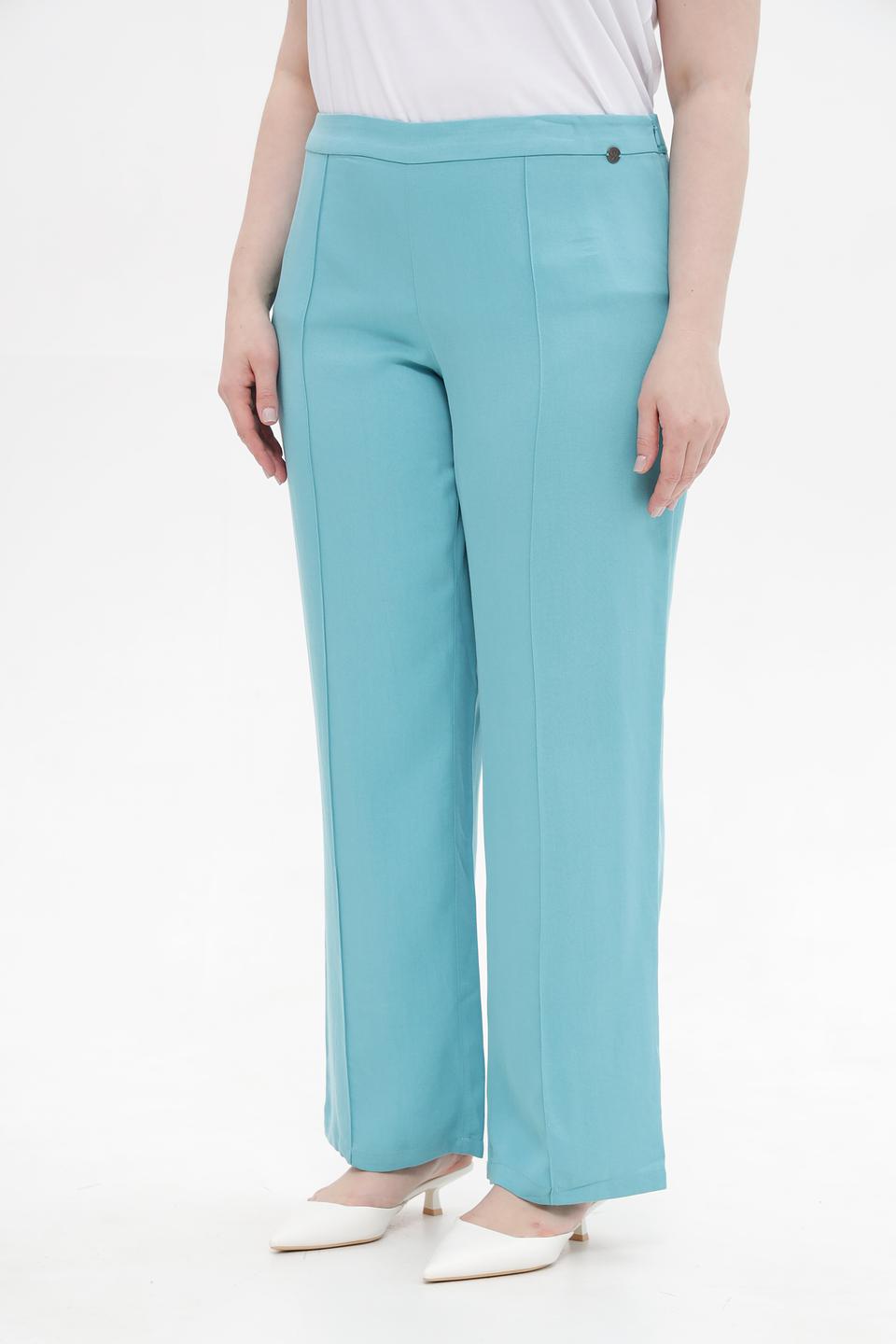 Брюки Lebek прямого кроя мятные