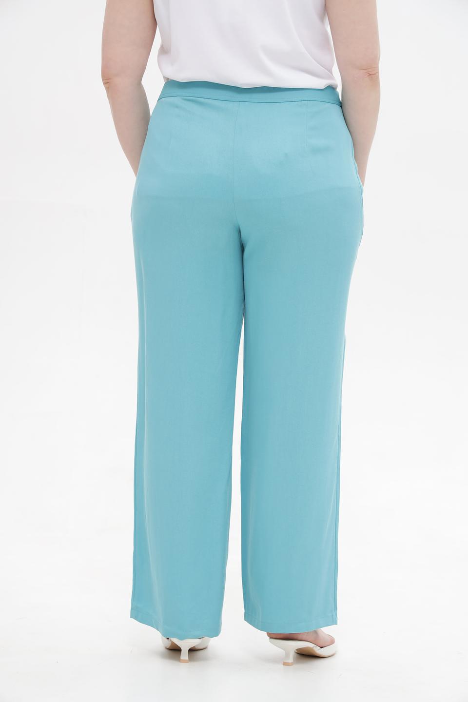 Брюки Lebek прямого кроя мятные