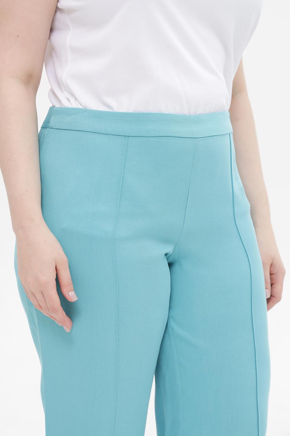 Брюки Lebek прямого кроя мятные