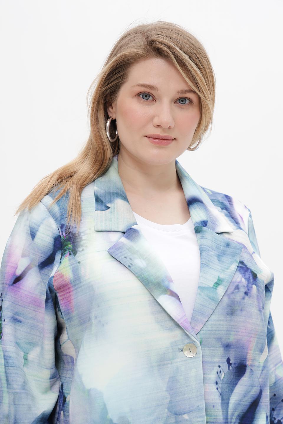 Жакет Via Appia с абстрактным принтом