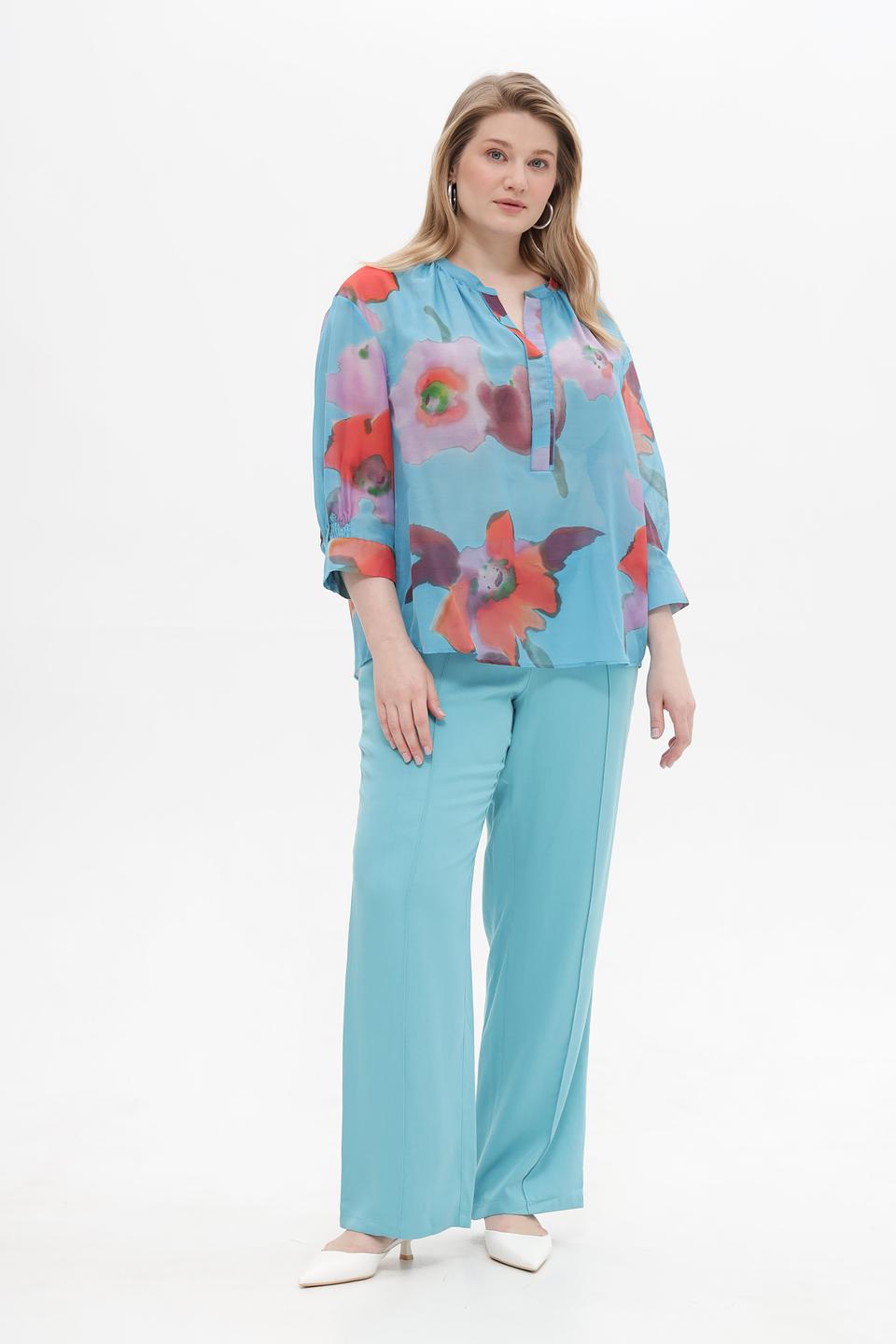 Блузка Luisa Cerano с цветочным принтом