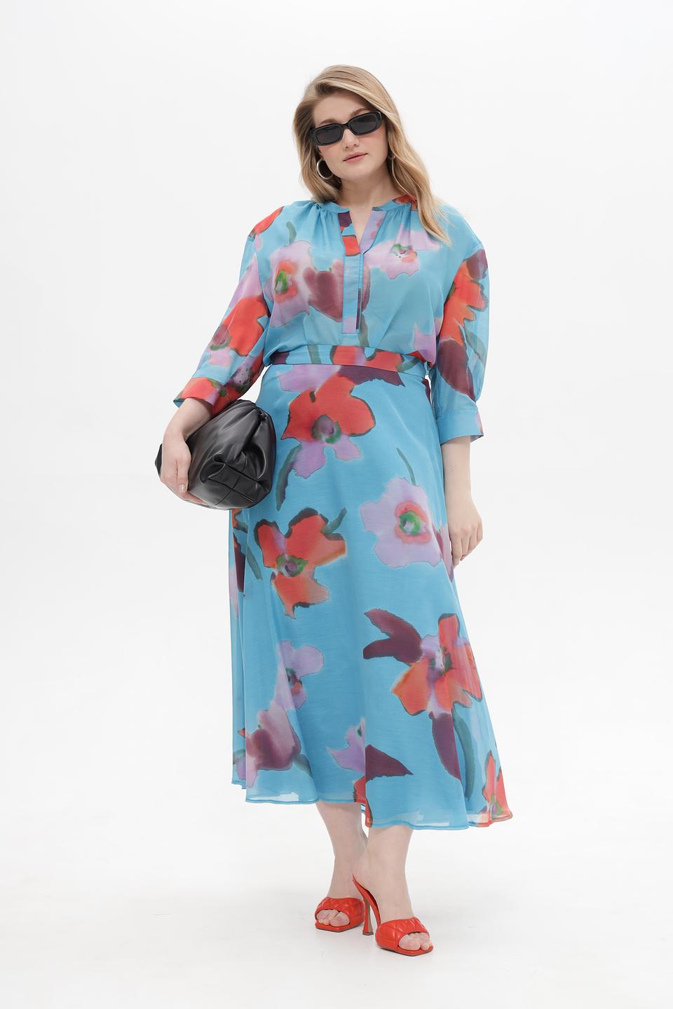 Блузка Luisa Cerano с цветочным принтом