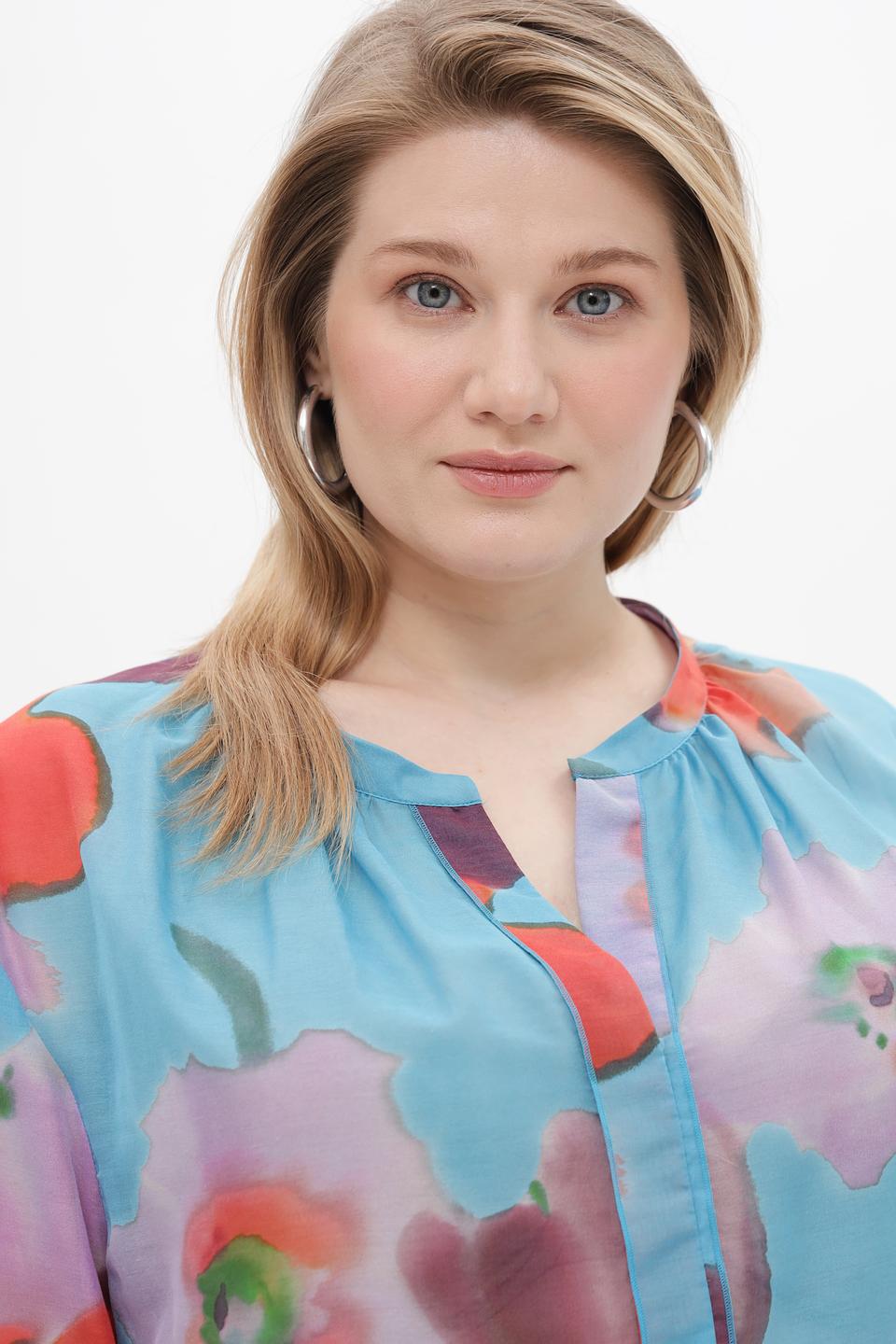 Блузка Luisa Cerano с цветочным принтом