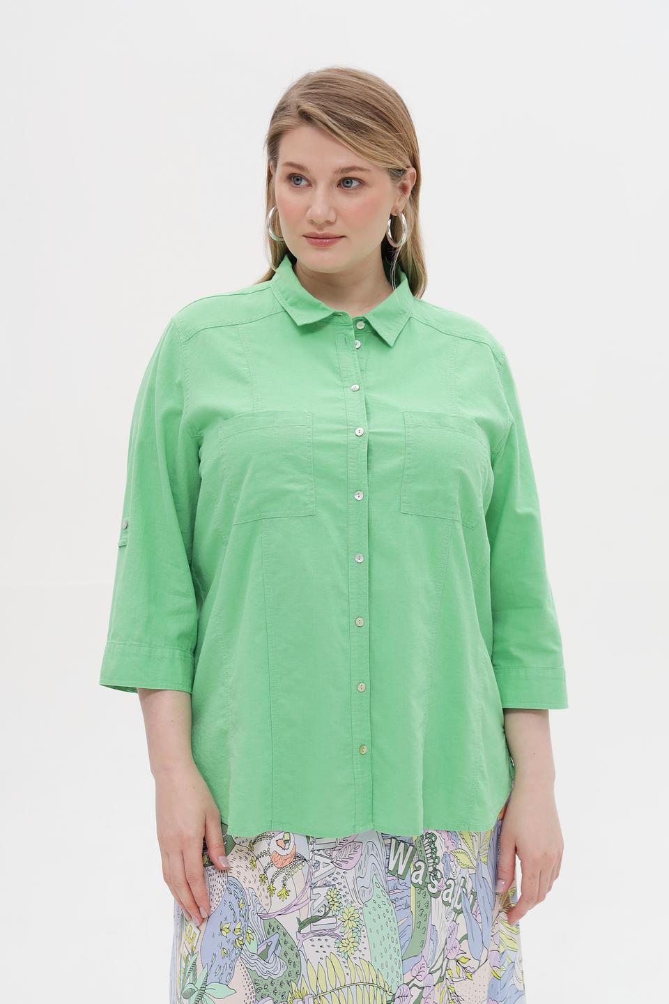 Блуза Via Appia DUE зелёная