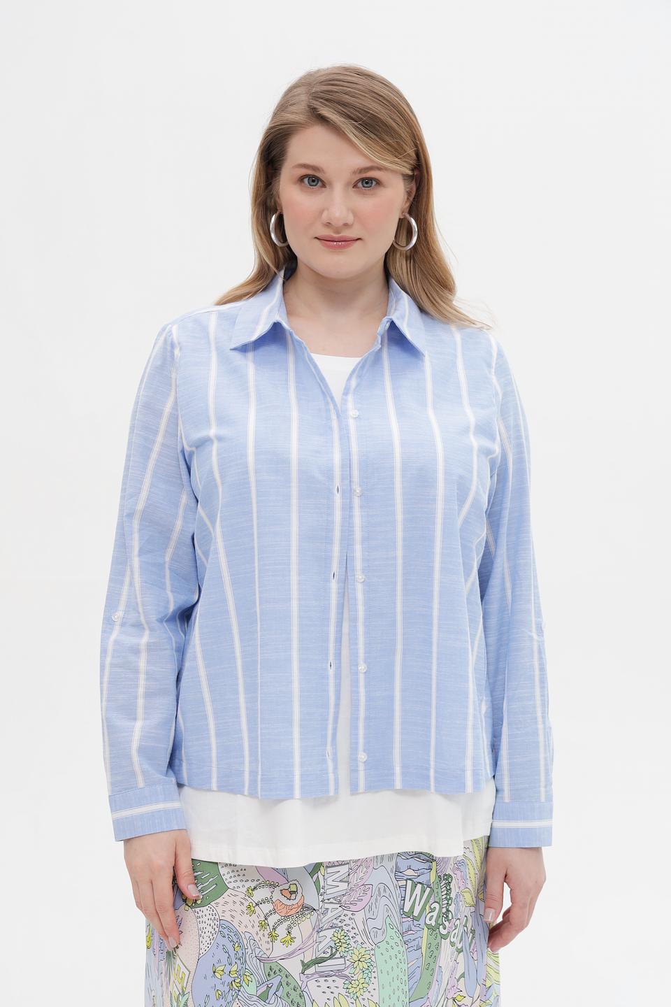 Блузка Frapp в полоску