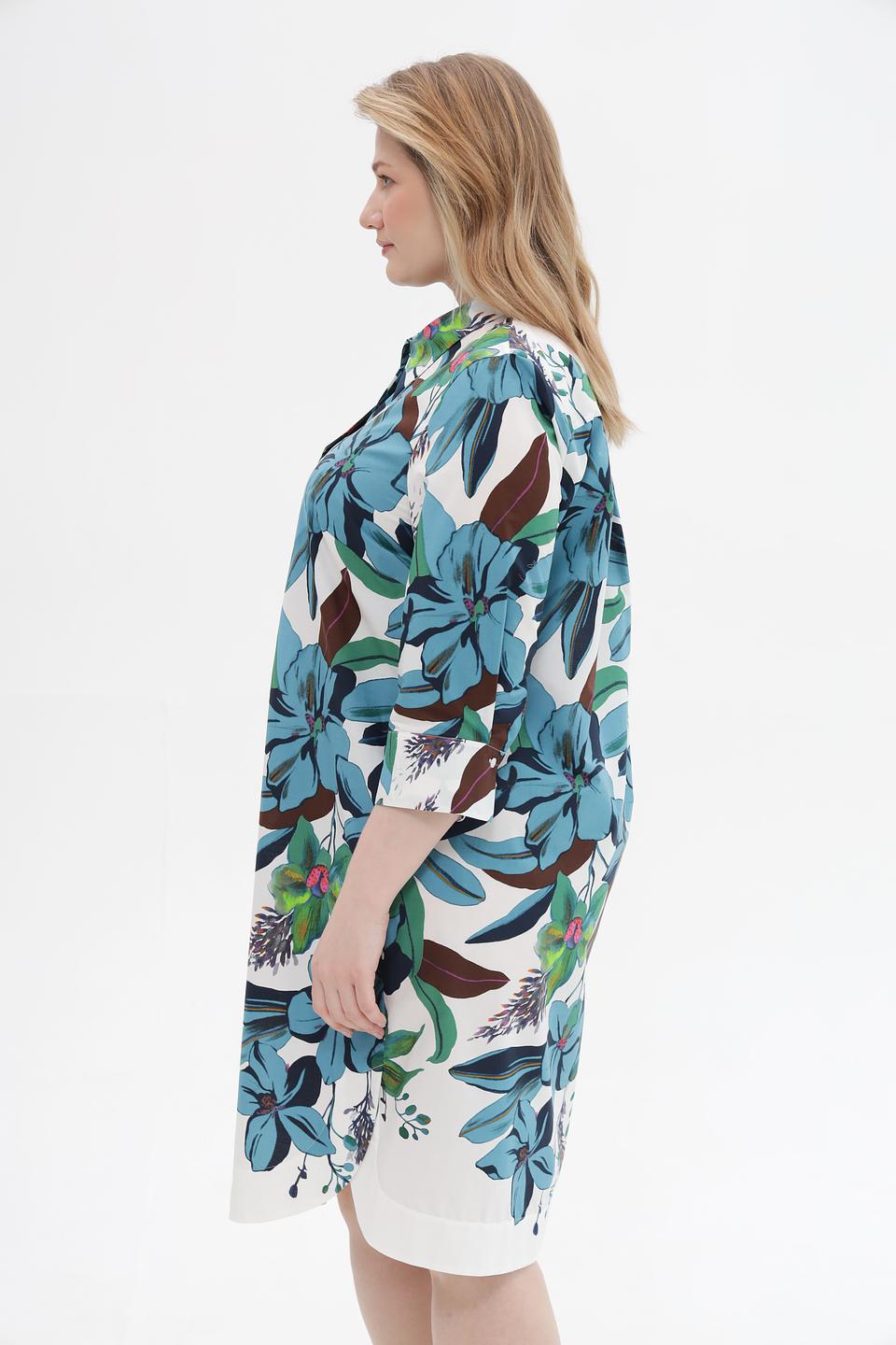 Платье рубашка Luisa Cerano с цветочным принтом