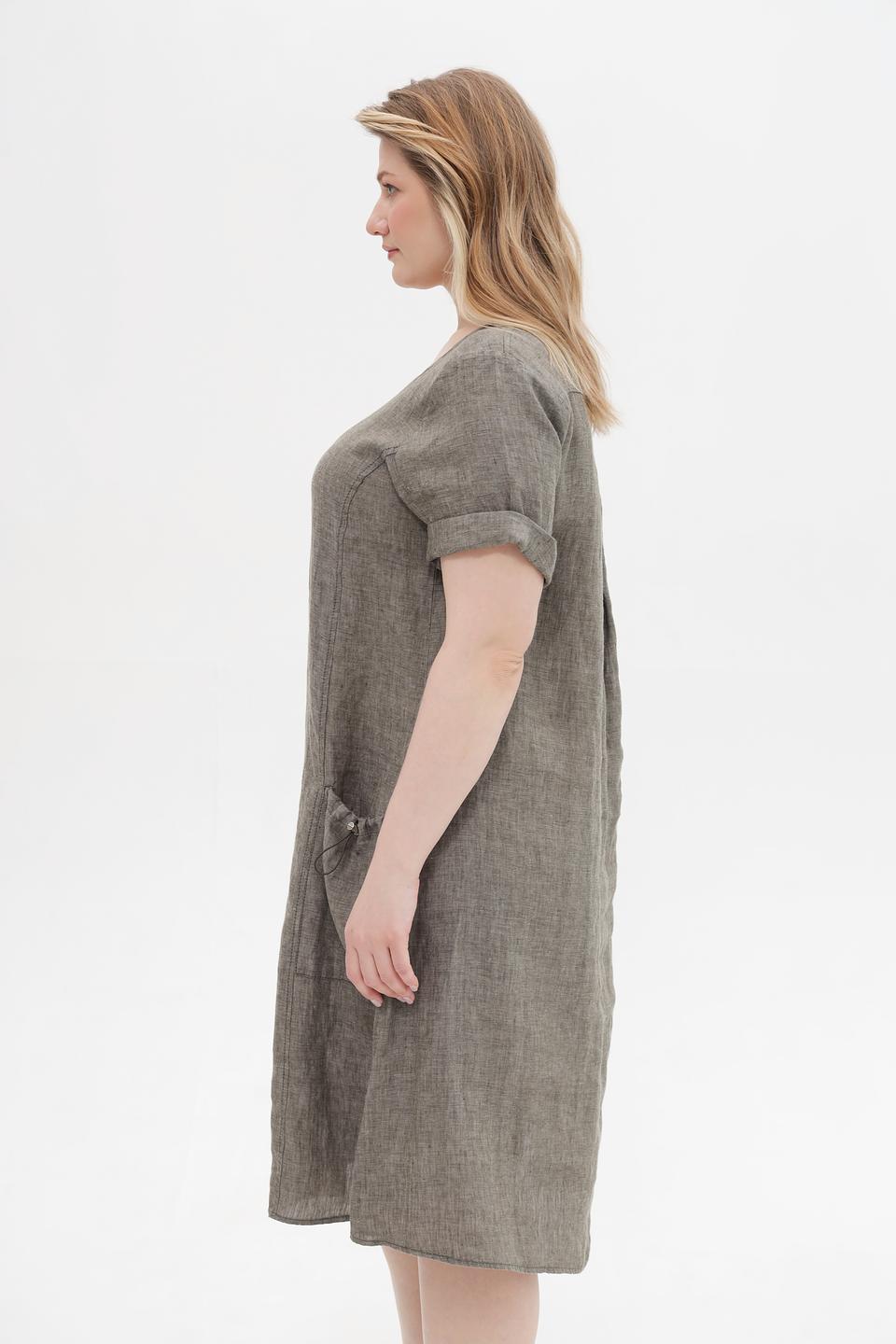 Платье Doris Streich лен серое