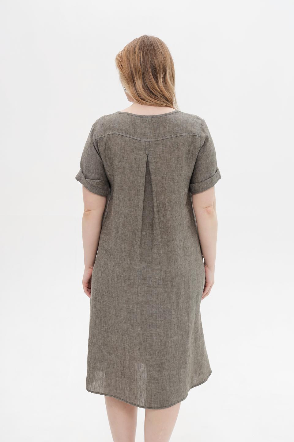 Платье Doris Streich лен серое